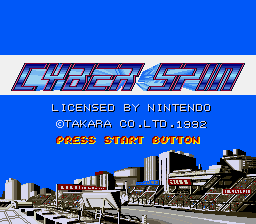 Cyber Spin (USA) Title Screen